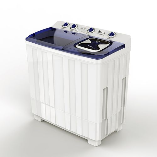 ATL Machine A Laver - ATLWM-XPB120 - 12Kg - Semi-Auto - Twintube - Blanc-Bleu - 220-240V