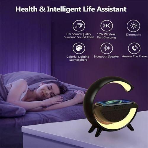 Chargeur rapide avec lampe et haut-parleur